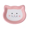 Korean-style ins milk dudu ceramic bowl, dog bowl, rice plate, main food can, short-legged pet bowl, pet supplies Item Picture
